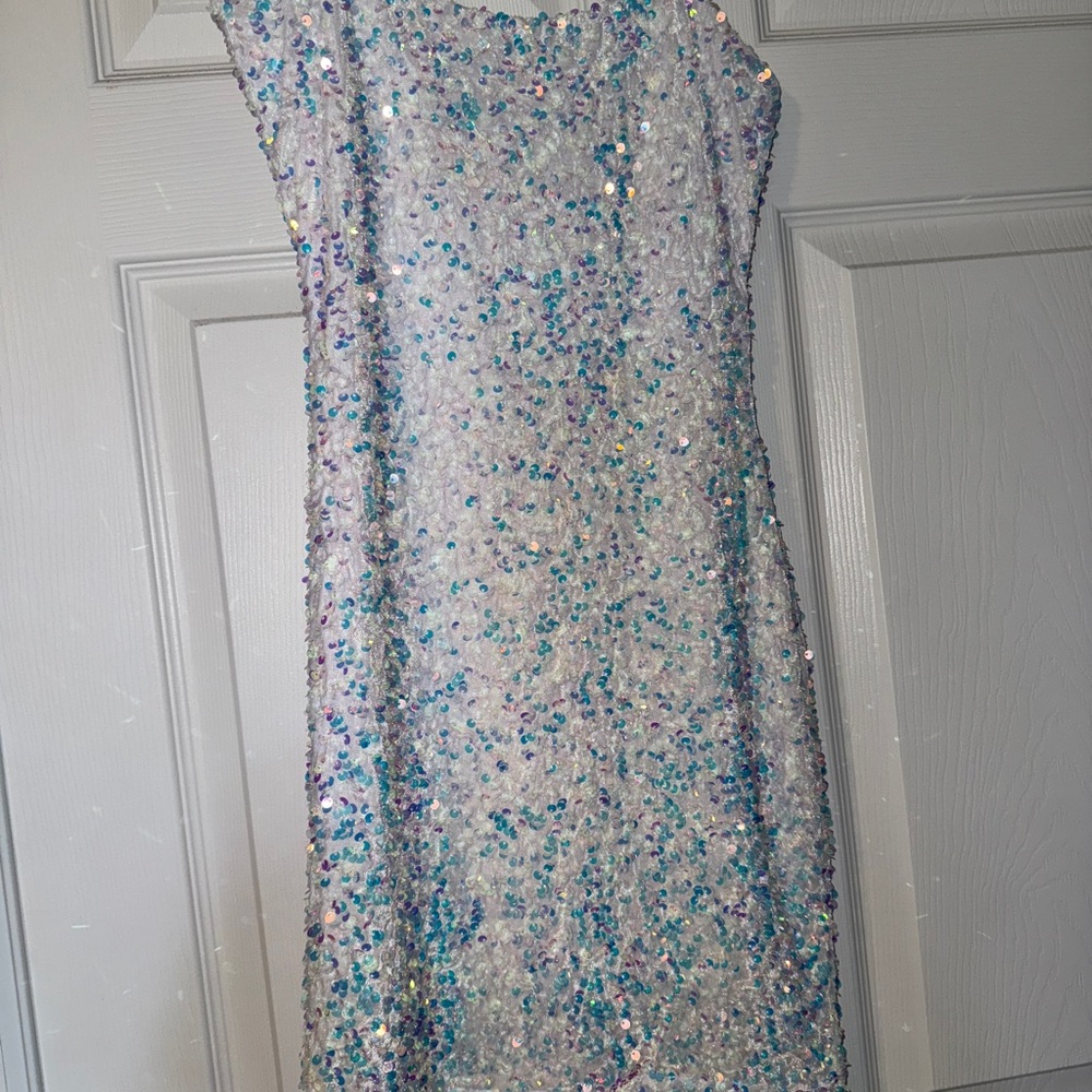 Sequin Sleeveless Dress